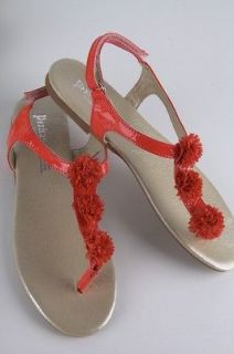 pazitos red flower shower sandals girls 3238