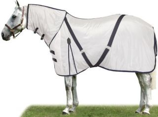 Masta Zing Horse and Pony Fly Rugs/Sheets White sizes 46 70 RRP £36 