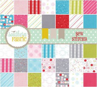 Sew Stitchy Layer Cake 18540LC by Aneela Hoey Moda 42  10 Quilt 