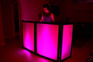 LED FACADE COLOR LED LIGHT UP DJ BOOTH FRONTBOARD FOR 6FT TABLE