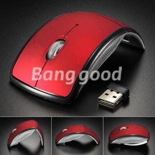   USB Wireless Folding Optical Mouse Mice For Win7 Vista Macbook laptop