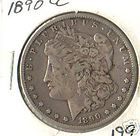 1890 CC Carson City Silver Morgan Dollar Tailbar VAM 4