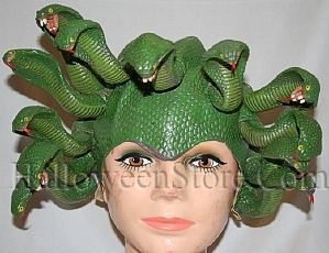 medusa latex snake headpiece