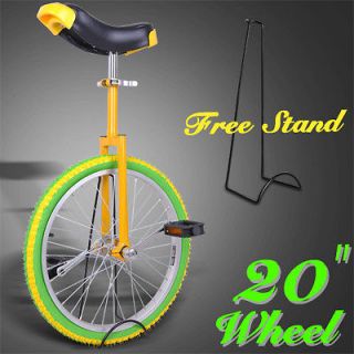   Unicycle w/ Free Stand 1.75 Skidproof Butyl Tire Cycling Bike Cycle