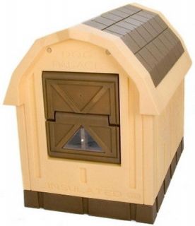 New ASL Solution Outdoor Large Doghouse Insulated Easy Pass Door Dog 