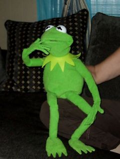 JIM HENSON PROFESIONAL KERMIT THE FROG FULL HAND PUPPET 28 WITH BENDY 