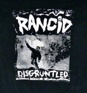 rancid disgruntled punk rock band tour concert t shirt xl