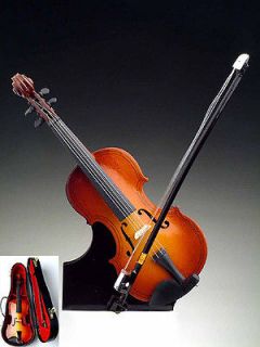 violin w music case stand miniature musical instrument  21 