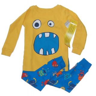 baby gap boys alien long pajamas 3 3t mos nwt