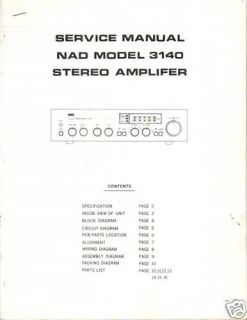 copyl service manual nad 1240 pre amp 