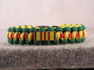 paracord bracelet vietnam stripes  12 90 or