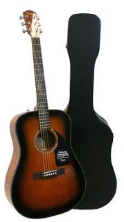 Fender CD 60 Sunburst Acoustic Guitar with Hardshell Case
