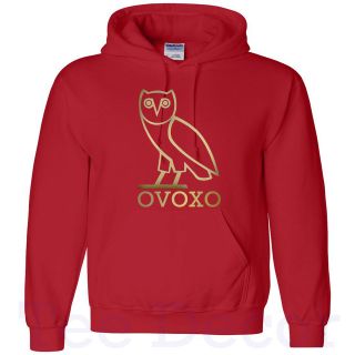 Ovoxo OVO Octobers Very Own owl Hooded Sweatshirt Gold Logo Hoodie S 