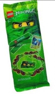 NEW LEGO Ninjago Snake Arena & Green Ninja Headband/Lloyd bandana/card 