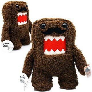 Licensed 2 Play Domo Moustache 6 1  Plush Novelty Doll Toy New Fast 