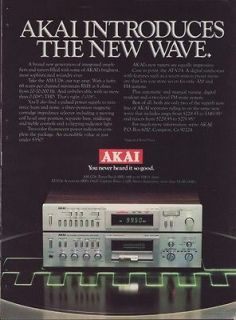 Akai Original AM U06/AT V04 Amp/Tuner Magazine Ad. (Aka a10)