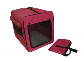 Dog Cat Pet Bed House Soft Carrier Crate Cage w/Case MR