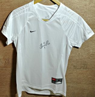 hope solo signed autographed nike jersey small jsa time left