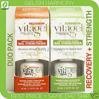   & STRENGTH GELISH Duo Pack Vitamin Nail Strengthener Gel Combo