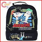 Phineas and Ferb Agent P School Lunch Bag Snack Bag   Awesome Twosome