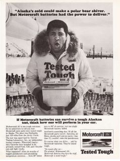 1978 mohammad ali photo ford motorcraft batteries ad time left