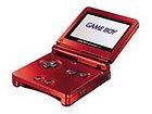 Nintendo Game Boy Advance SP Flame Red Handheld Console Game