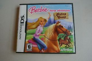 Barbie Horse Adventures Riding Camp Game Complete Nintendo DS DSi