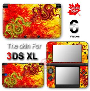   Dragon Arts SKIN VINYL STICKER DECAL COVER for Nintendo 3DS XL