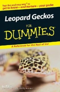 leopard geckos for dummies by liz palika 2007 paperback time