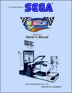 Nascar DX Deluxe Operations/Ser​vice/Repair Manual/Sitdown Video 