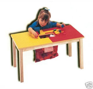 LEGO BLOCKS WORK WITH CHILDREN PLAY TABLE W/ STORAGE NET  BRAND NEW 
