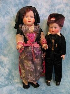 14 alsace pair c1925 petitcollin celluloid glass eyes time left