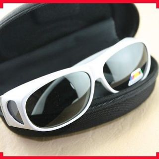 Polarized wear Fit over wraparound Climbing Sunglass UV400 6 colors w 