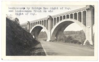 1924 scranton pa lackawanna railroad bridge photo 2 time left