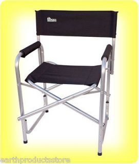FREE S/H!   EARTH EXTRA HEAVY DUTY OUTDOOR FOLDING DIRECTORS CHAIR