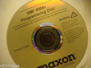 MAXON radio programming software SMP 4004c for SP 120. SP 130. SM 