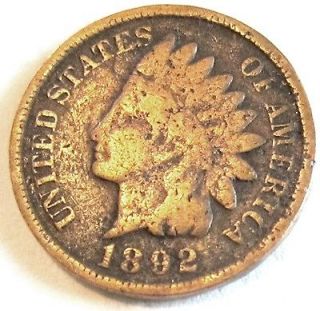 indian head 1 one cent 1892 us coin time left