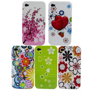 5pcs New Wonderful Back Cover Case Skin Housing for Iphone 4 4S, CP36