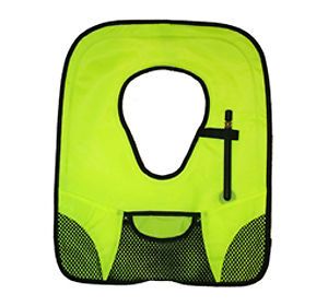 New Adult Snorkeling Vest with Mesh Pocket   Neon Yellow, XLarge Size