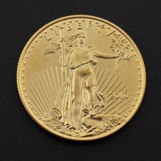 authentic $ 25 2010 american gold eagle 1 2 oz