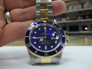 1994 1995 ROLEX OYSTER PERPETUAL DATE SUBMARINER SS/18K BEAUTIFUL
