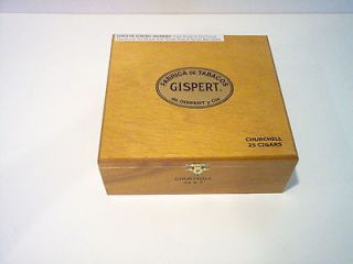 gispert churchill wood cigar box good condition  