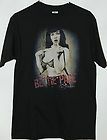 bettie page loosened straps black t shirt tee pinup