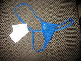 Wicked Weasel 611 micro illusion knicker colbalt blue, string,large 