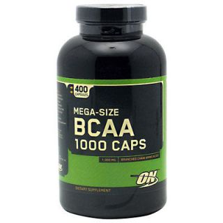 OPTIMUM NUTRITION BCAA 1000MG 200/400 CAPS ON BRAND BRANCHED CHAIN 