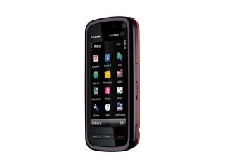 nokia xpressmusic 5800 red black unlocked smartphone 