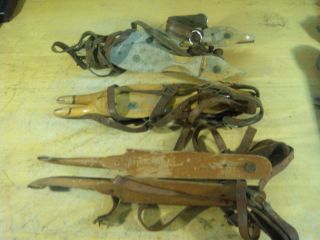 antique wooden ice skates group of 10 pair time left
