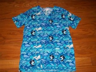 dolphin scrub tops in Clothing, 