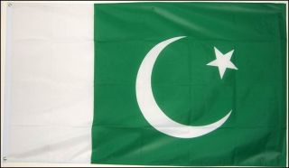 PAKISTAN FLAG 5X3 feet Polyester cloth ISLAMABAD KARACHI Islamic flags 