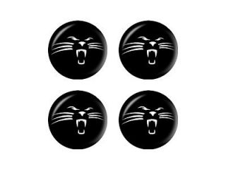 Panther Face   Wheel Center Cap 3D Domed Set of 4 Stickers